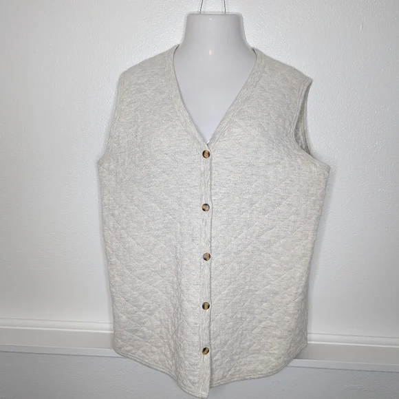 LL Bean women's vest size large regular RN 71341 made in Canada - Picture 2 of 5